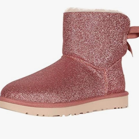 UGG Shoes - UGG W Mini Bailey Bow Sparkle size 9